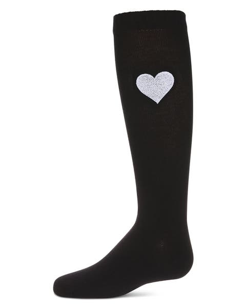 Fuzzy Heart Knee High Socks (Toddler, Little Kid & Big Kid)
