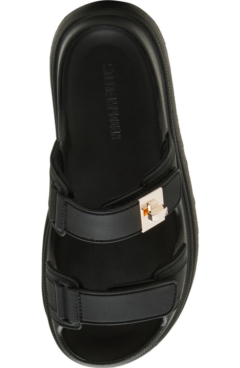 Steve Madden Bigschmona Platform Sandal, Alternate, color, Black