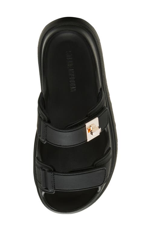 Steve Madden Bigschmona Platform Sandal In Black