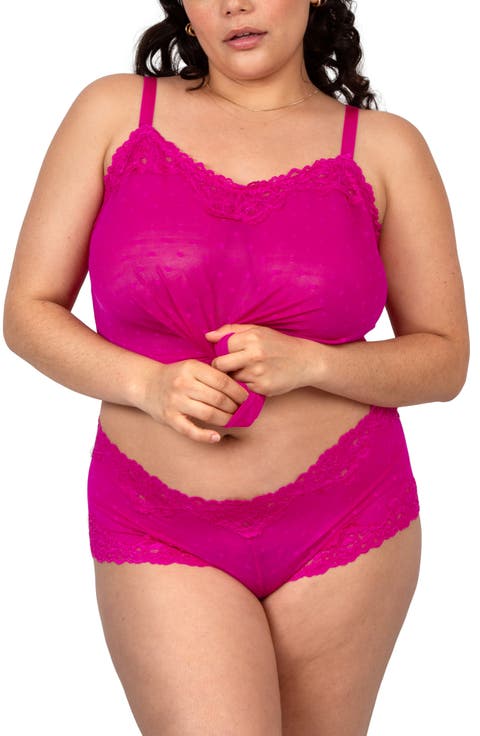 Sheer Whisper Camisole & Boyshorts Set