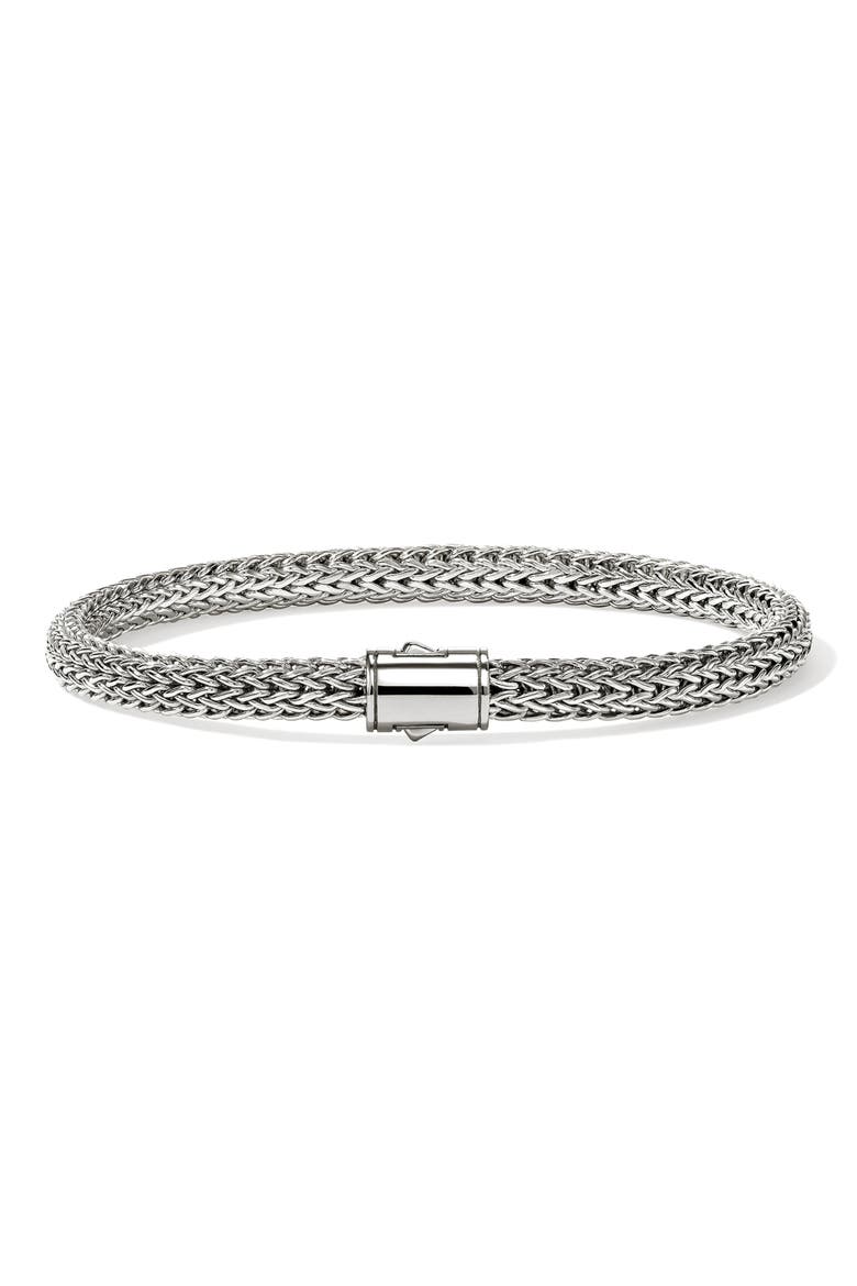 Icon Bracelet, 5mm, Main, color, SILVER