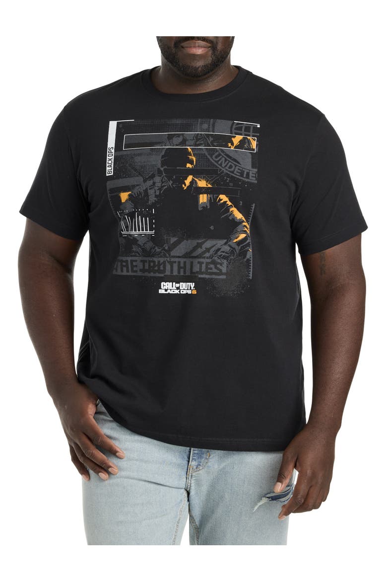 Big & Tall Call of Duty Black Ops Graphic tee, Main, color, BLACK