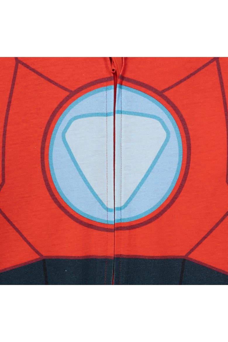Iron Man and His Awesome Friends Hooded One Piece, Alternate, color, Crimson Iron Man