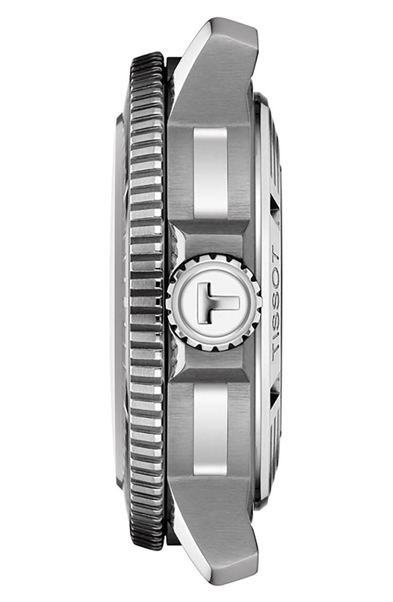 Tissot Seastar 2000 Professional Powermatic 80 Bracelet Watch, 46mm, Alternate, color, Blue Gradient