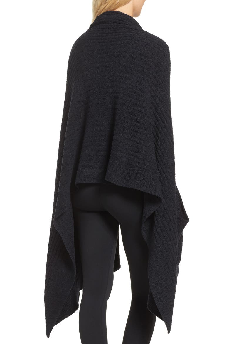 CozyChic™ Lite Travel Shawl, Alternate, color, BLACK