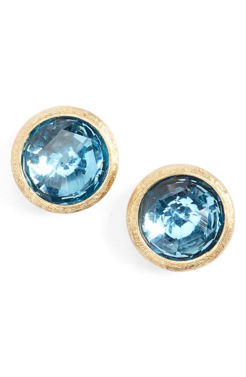Jaipur Semiprecious Stone Stud Earrings
