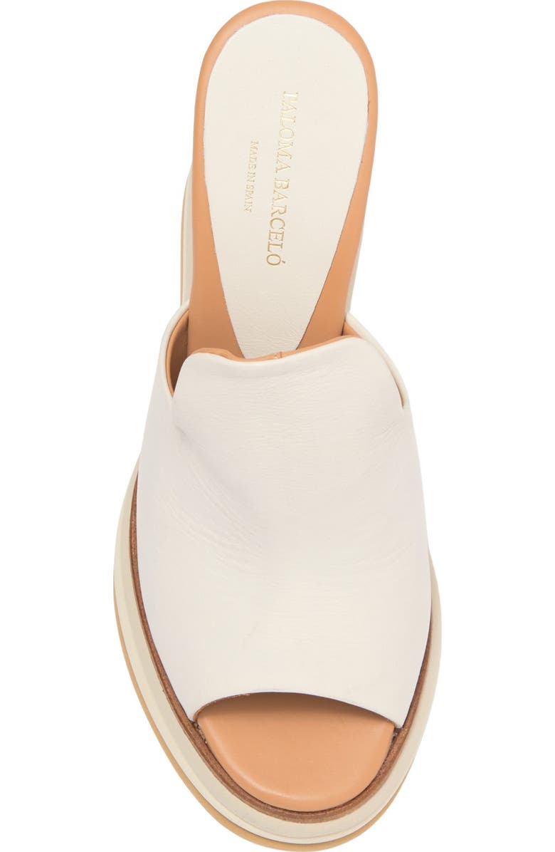 Paloma Barcelo Ximena Leather Wedge Mule, Alternate, color,