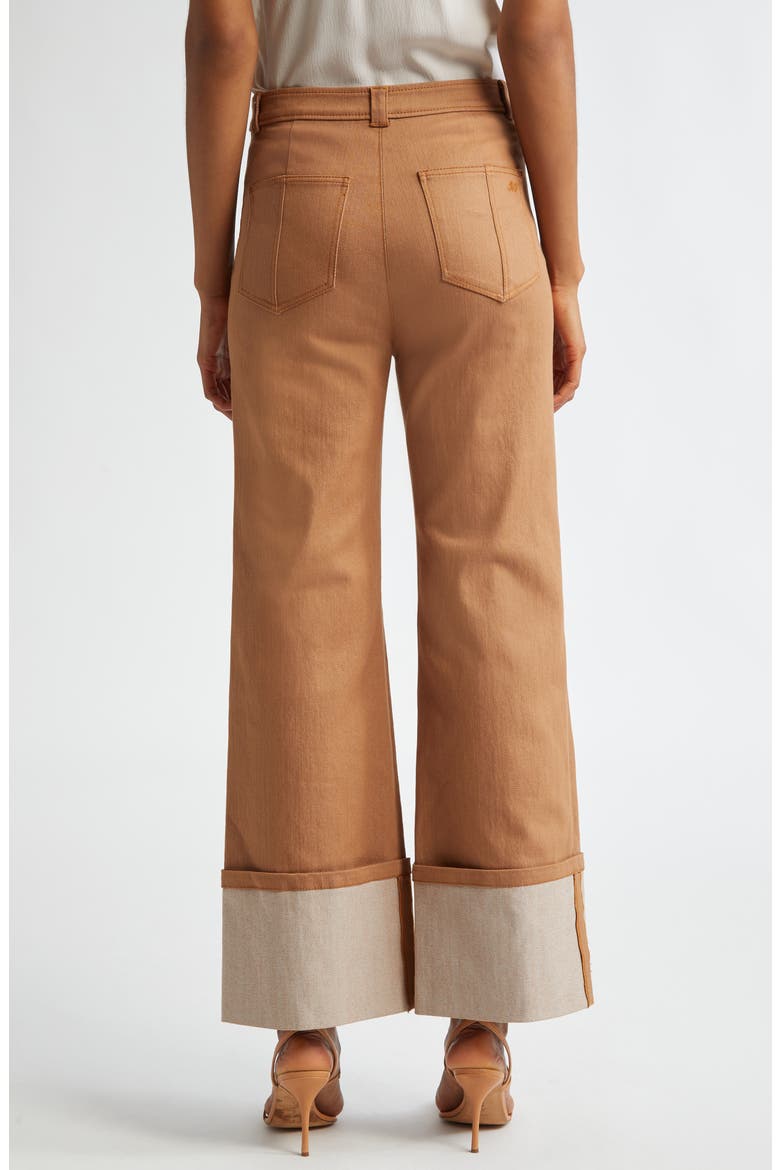 Benji Wide Leg Jeans, Alternate, color, COCOA