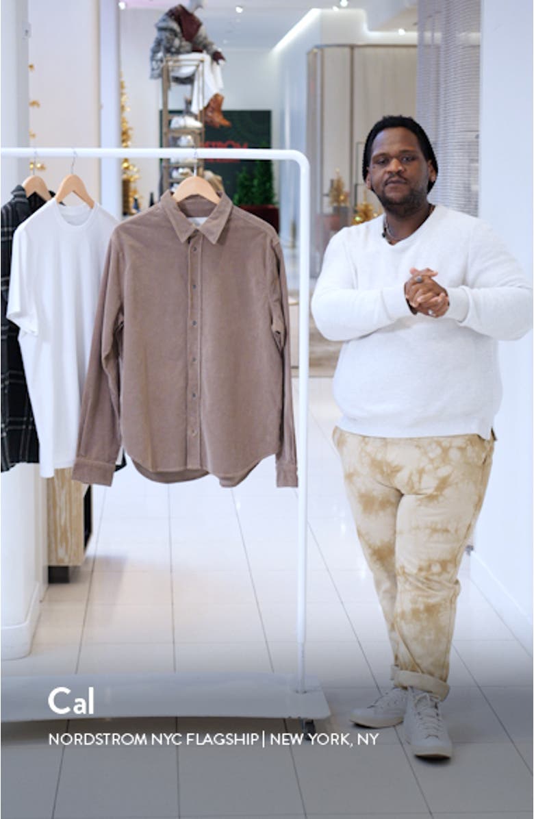 Cairo Corduroy Button-Up Shirt, sales video thumbnail