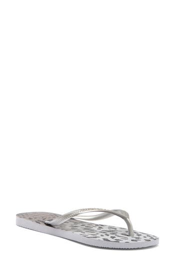 HAVAIANAS HAVAIANAS SLIM ANIMAL PRINT FLIP FLOP