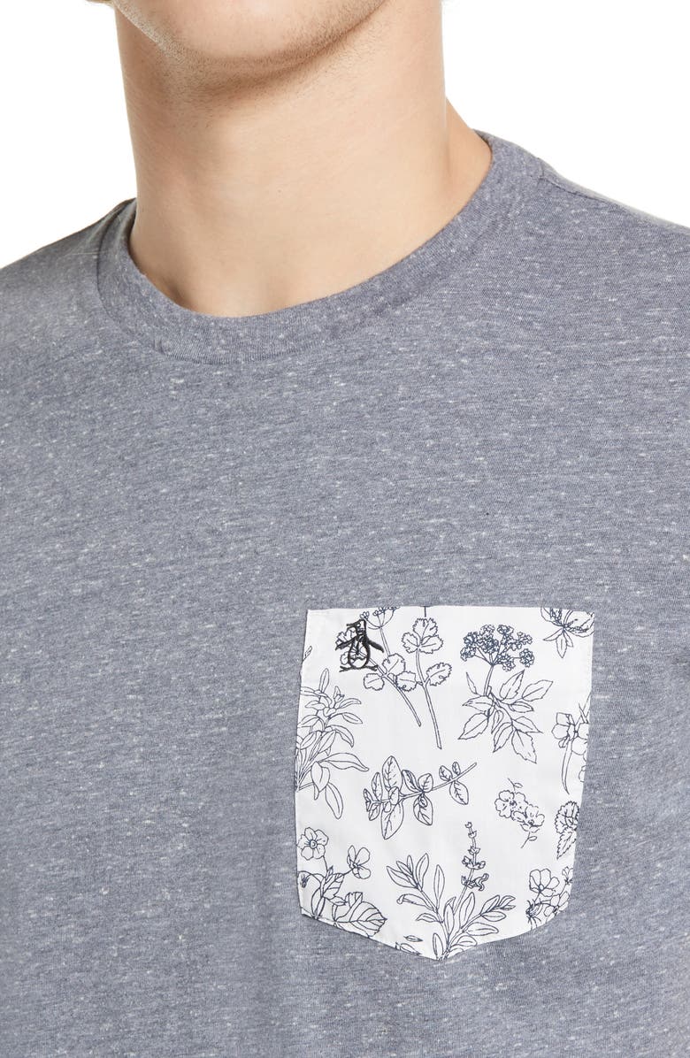 Original Penguin Men's Contrast Pocket T-Shirt, Alternate, color,