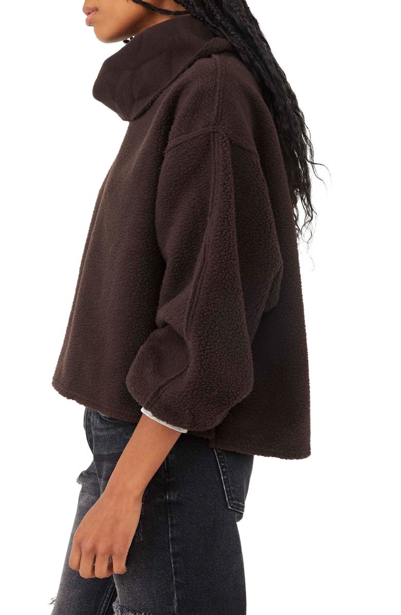Free People Elk Mountain Funnel Neck Sweatshirt, Alternate, color, 