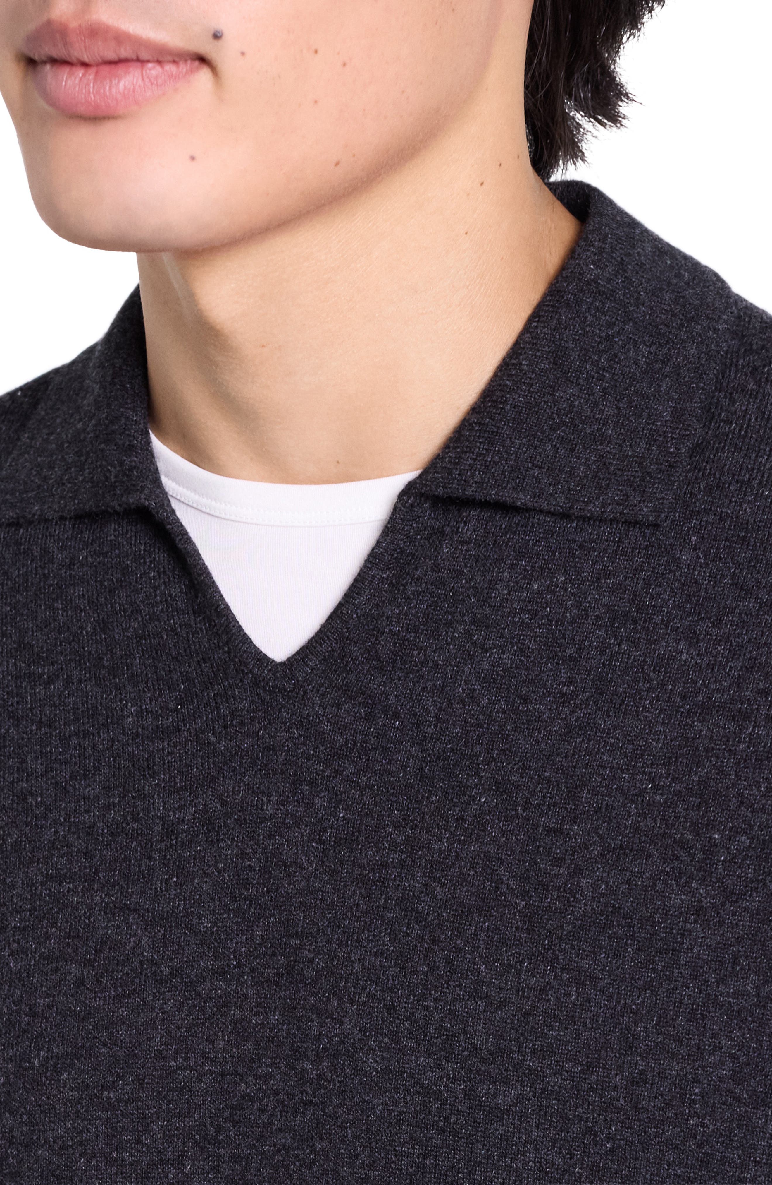 Theory Johnny Collar Cashmere Sweater (Men) | Nordstrom