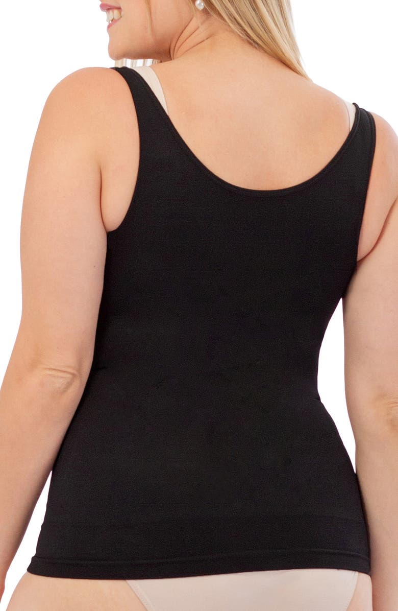 Shapermint Essentials Open Bust Shaper Camisole, Alternate, color, Black
