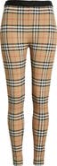 Burberry Women's Belvoir Vintage Check Jersey Leggings