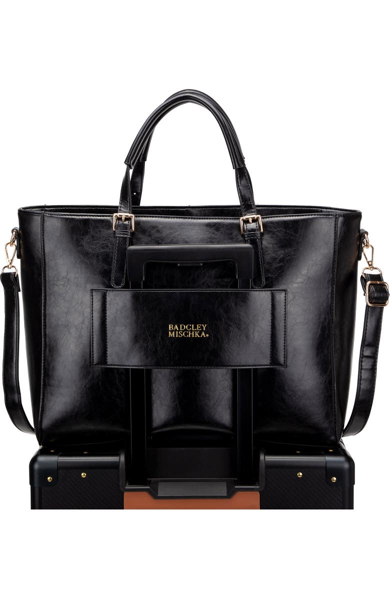 BADGLEY MISCHKA Julia Vegan Leather Weekender Duffel Bag, Alternate, color,