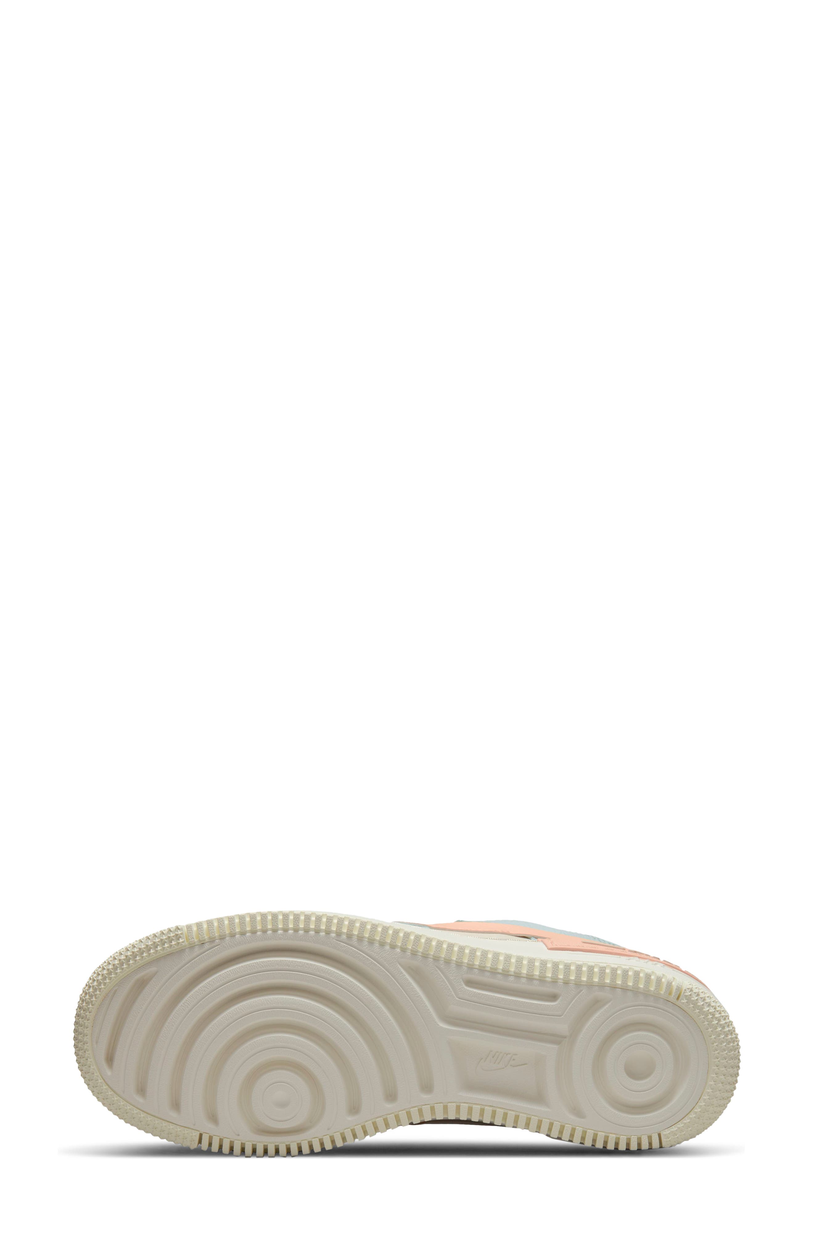 Air Force 1 Shadow Sneaker, Alternate, color, SAIL/ BARELY GREEN/ CRIMSON