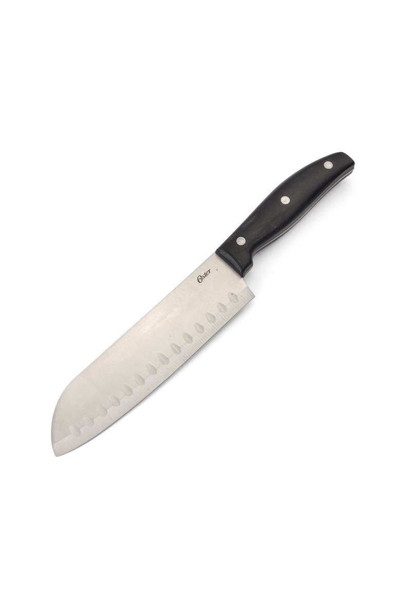 Granger 2 Piece Stainless Steel Santoku Knife Set with Black Handles, Alternate, color, Black