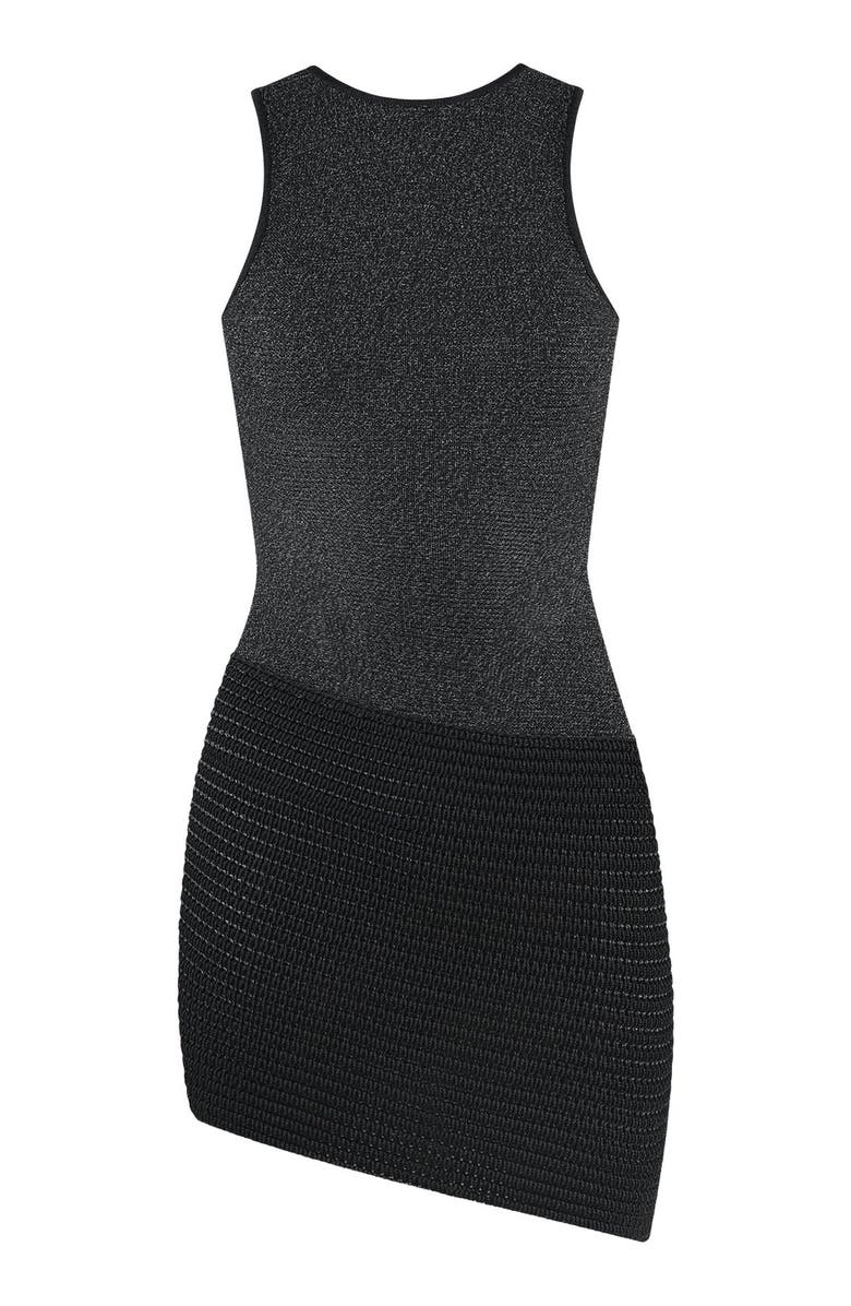 Manière De Voir Asymmetric Knit Mini Dress, Alternate, color,