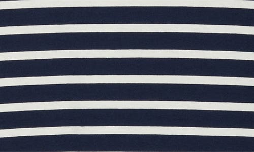Seasalt Cornwall Sailor Stripe Long Sleeve Organic Cotton T-shirt In Blue