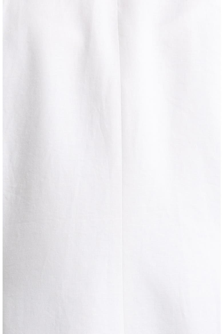 Open Front Linen Blend Jacket, Alternate, color, NATURAL WHITE