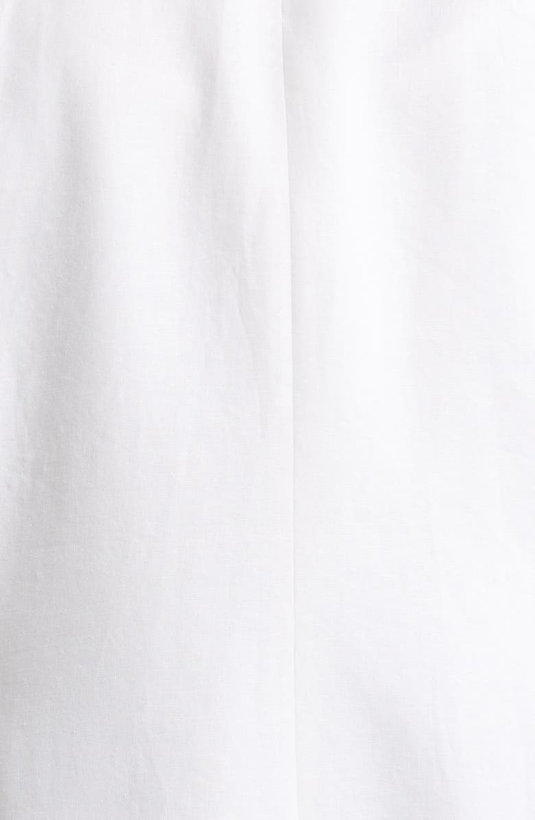 Jones New York Open Front Linen Blend Jacket, Alternate, color, Natural White