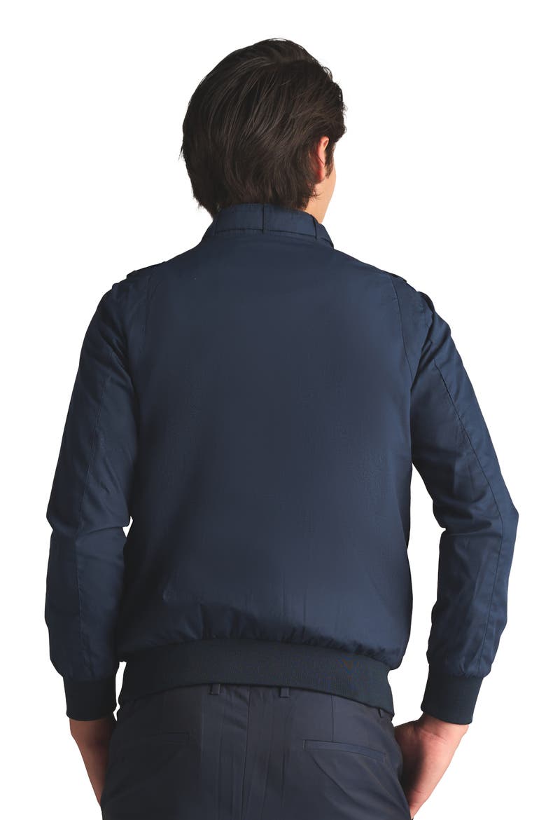 Classic Iconic Racer Jacket, Alternate, color, NAVY
