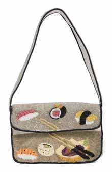 Collection XIIX Beaded Sushi Baguette Shoulder Bag