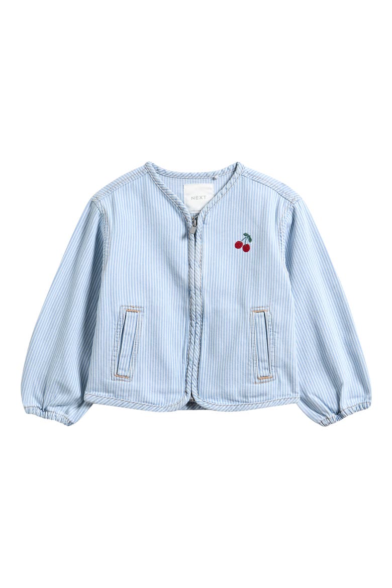 Kids' Ticking Stripe Jacket, Main, color, BLUE