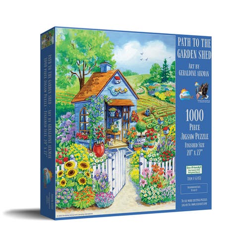 Path to the Garden Shed 1000 piece Jigsaw Puzzle for Adults