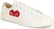 Comme des Garçons PLAY x Converse Chuck Taylor® Hidden Heart Low Top Sneaker