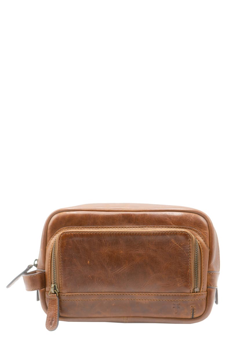 Frye Leather Dopp Kit, Main, color,