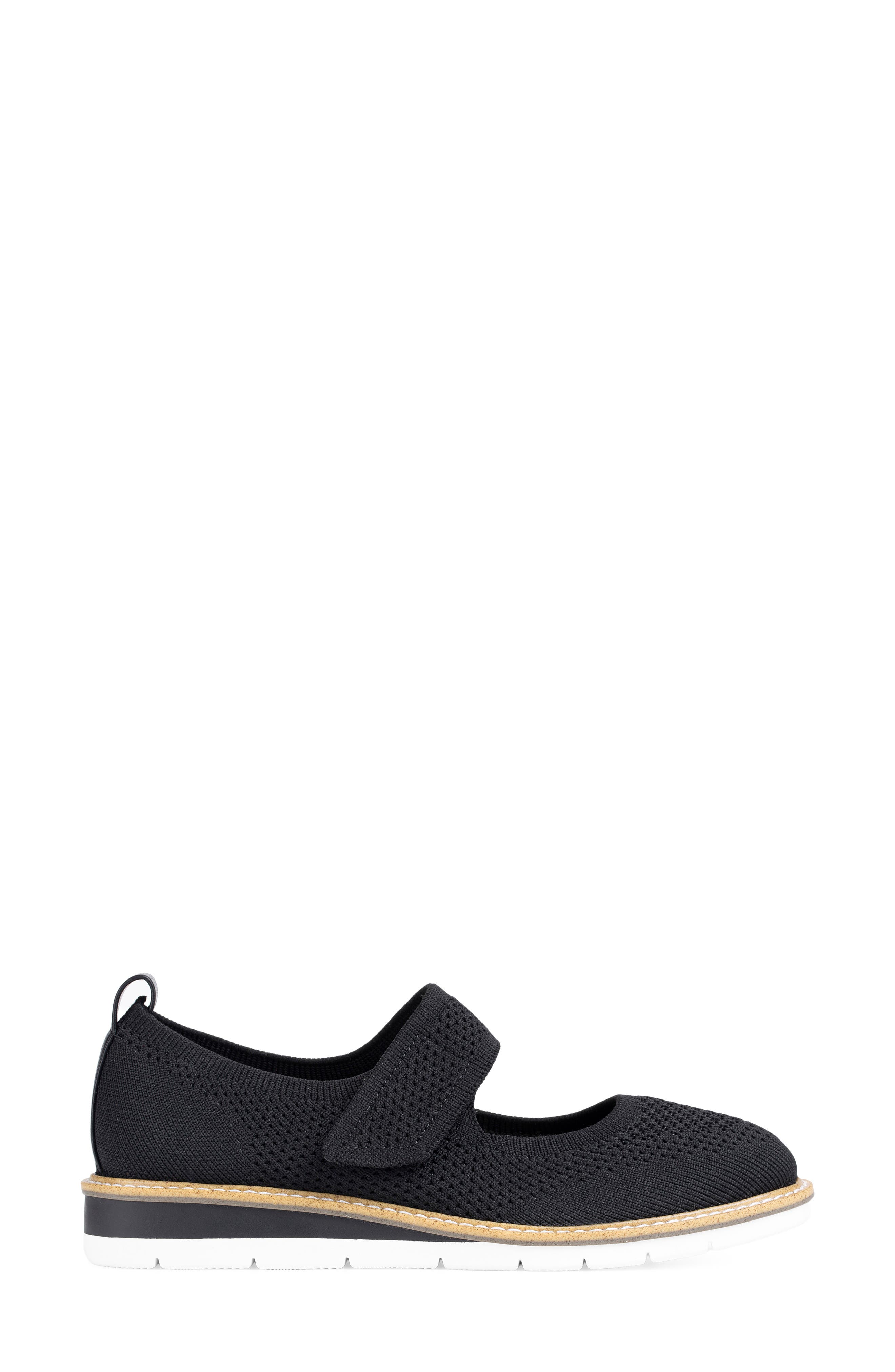 Axell Mary Jane Flat, Alternate, color, BLACK