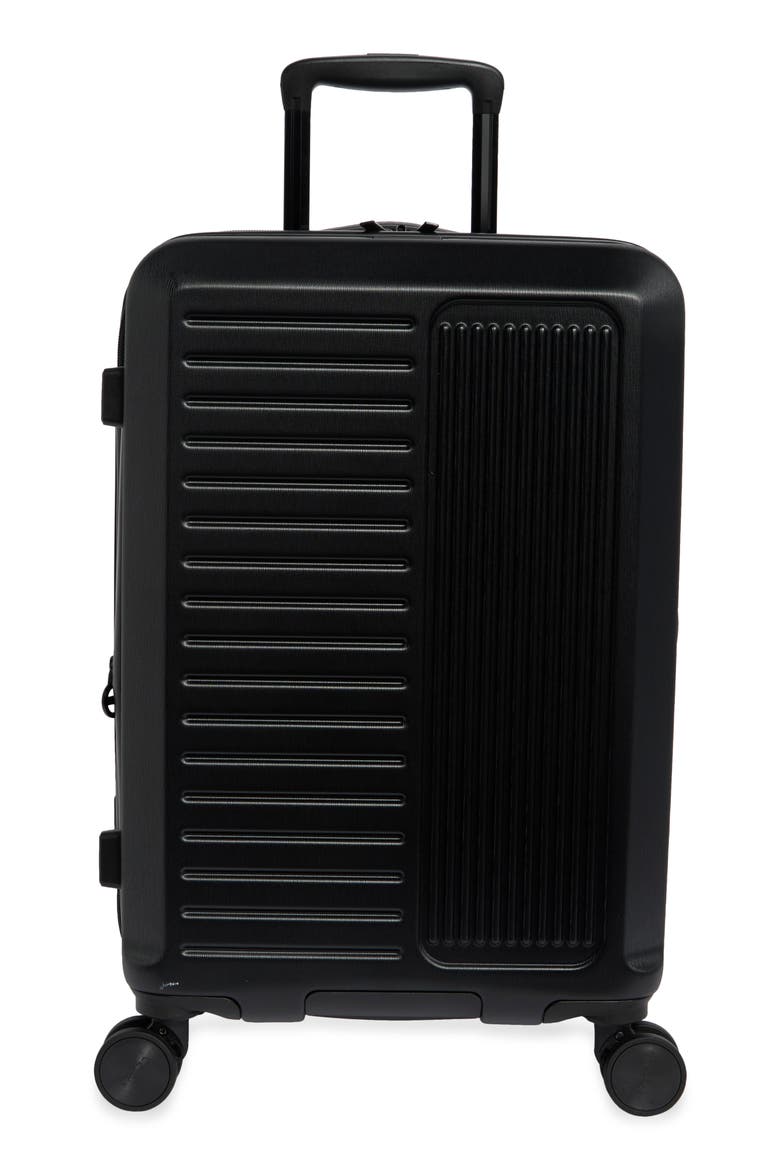 Treyton 28-Inch Hardside Spinner Luggage, Main, color, BLACK