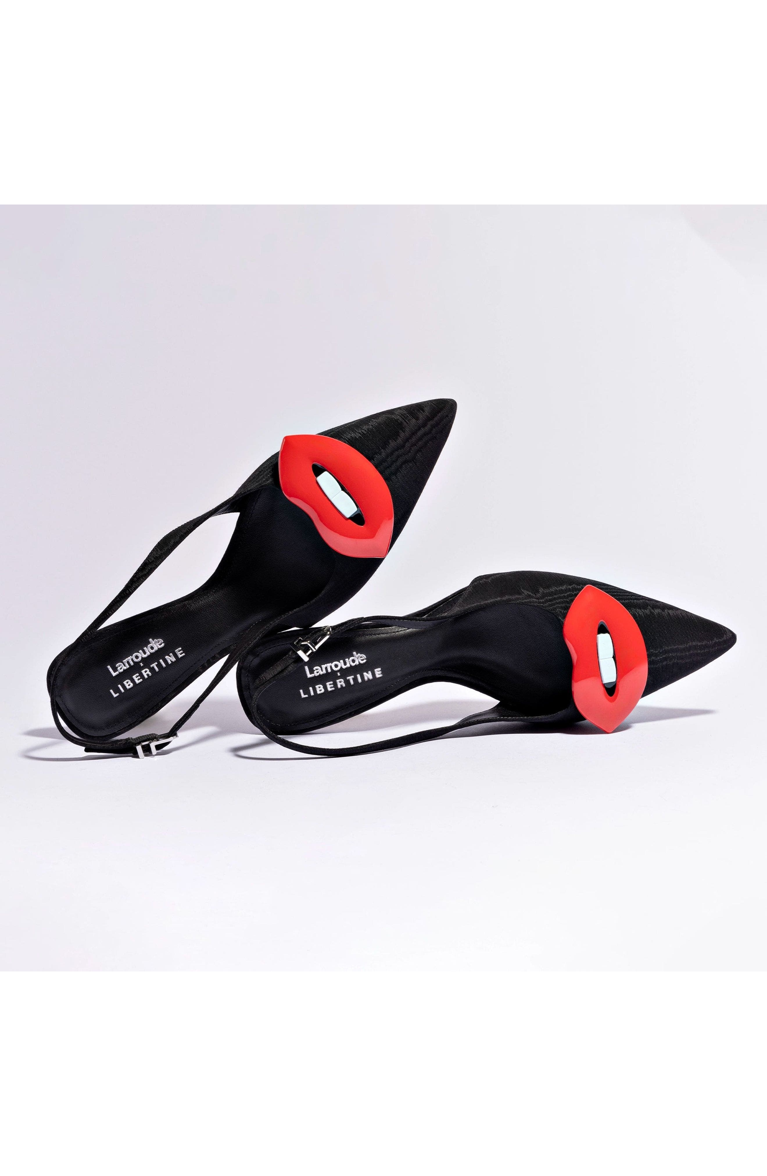 Larroudé x Libertine Lips Pump Lo, Alternate, color, 
