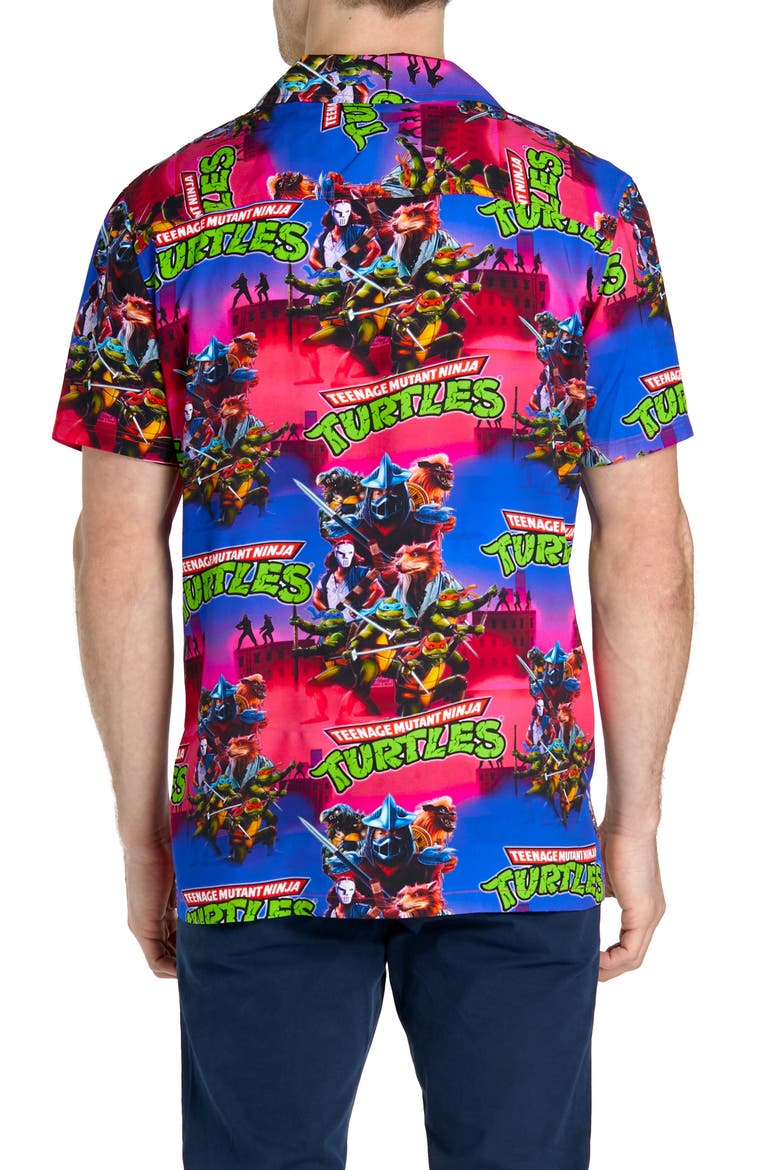 Teenage Mutant Ninja Turtles Camp Shirt, Alternate, color, MISCELLANEOUS