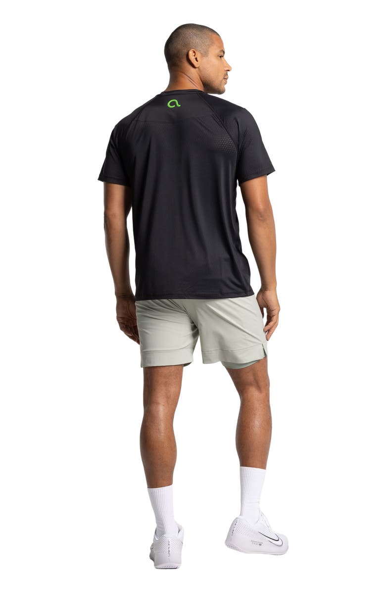 AVI Performance Pickleball Short Sleeve, Alternate, color, Black Beauty