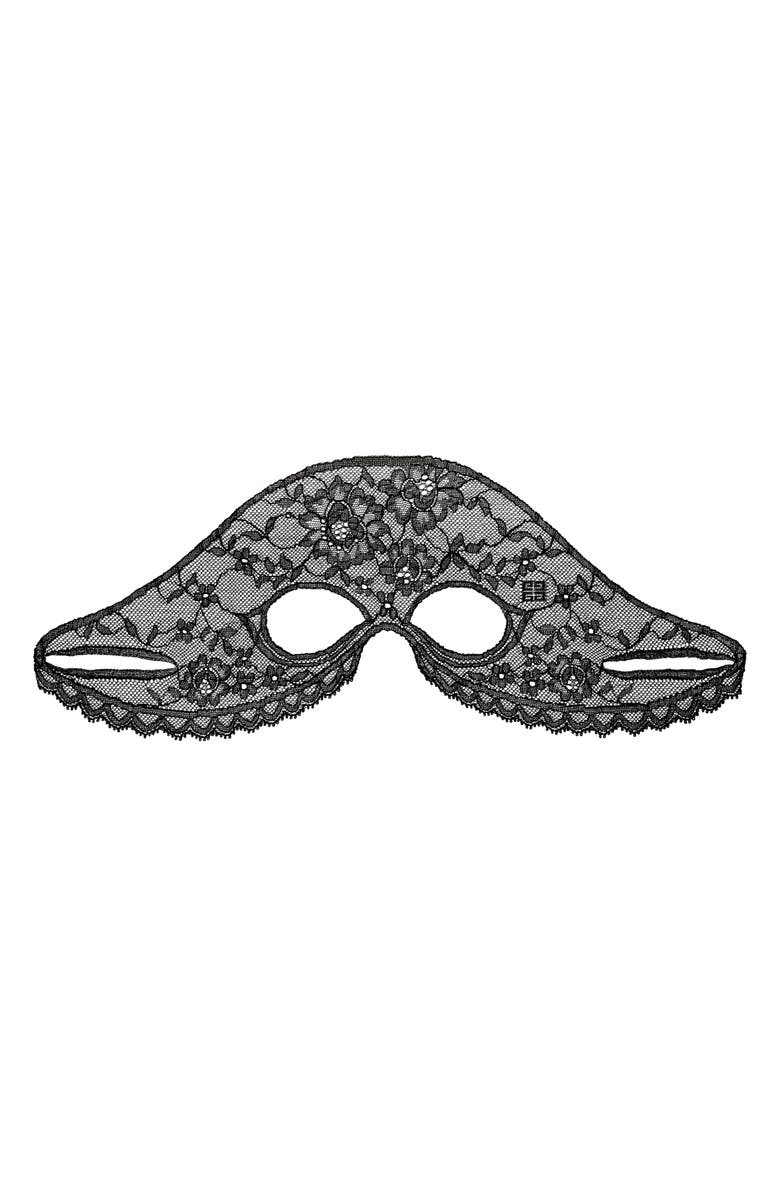 Givenchy Le Soin Noir Lace Eye Mask, Main, color, 