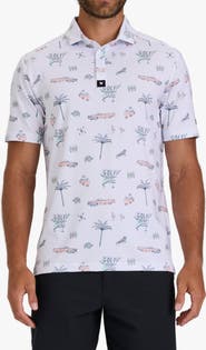Bad Birdie Core Icon Print Performance Golf Polo