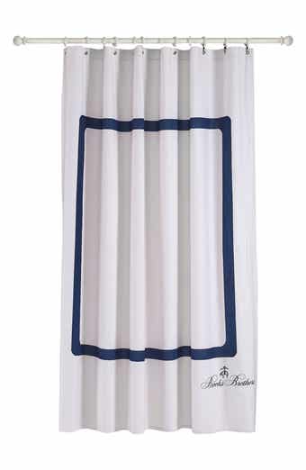 Brooks Brothers Contrast Frame Shower Curtain
