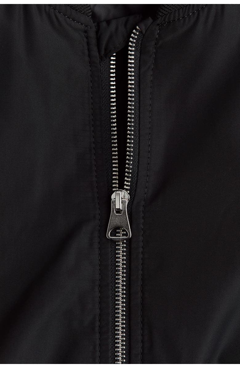 H&M Bomber Jacket, Alternate, color, Black