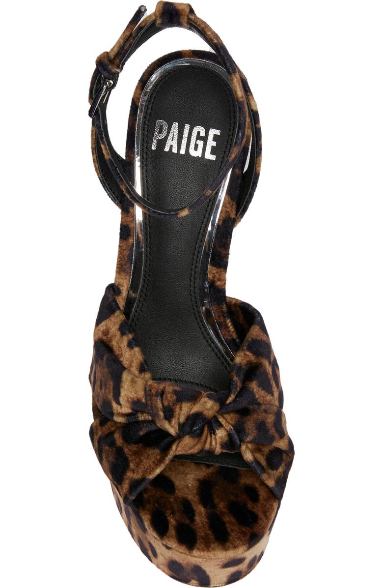 PAIGE Carter Ankle Strap Peep Toe Platform Sandal, Alternate, color,