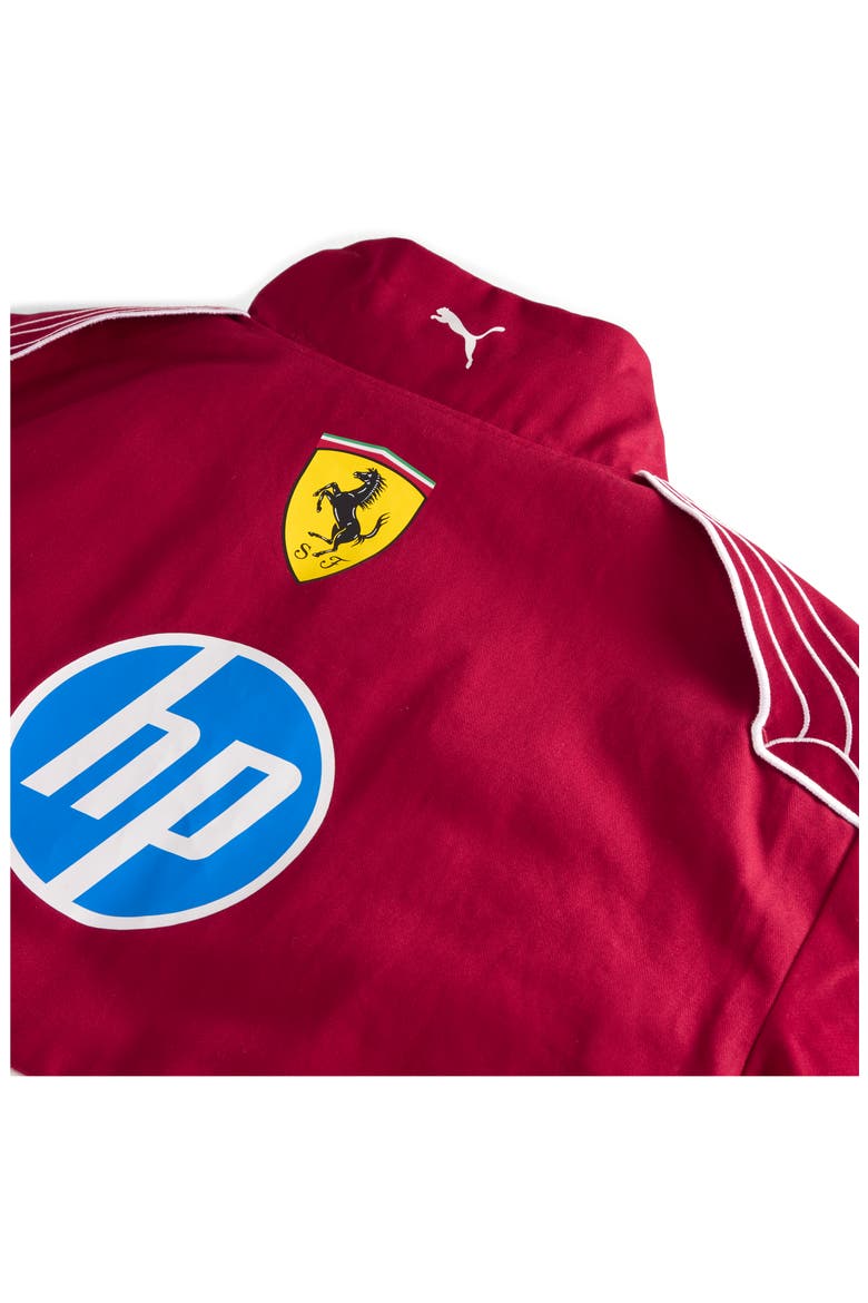 Scuderia Ferrari Team Racing Jacket, Alternate, color, DARK CHERRY