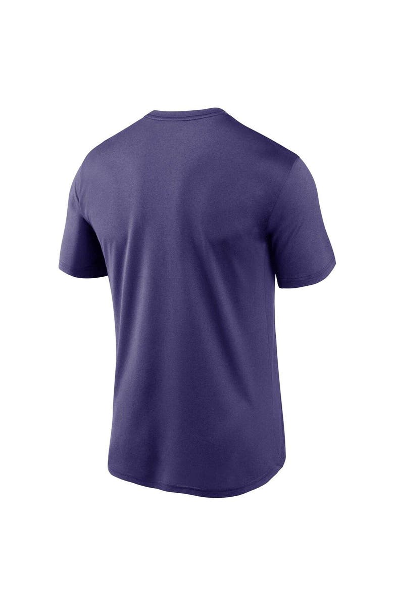 Nike Men's Nike Purple Baltimore Ravens Logo Essential Legend Performance T-Shirt, Alternate, color,