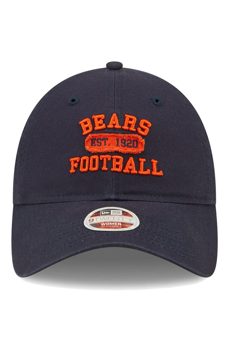 New Era Women's New Era Navy Chicago Bears Formed 9TWENTY Adjustable Hat, Alternate, color,
