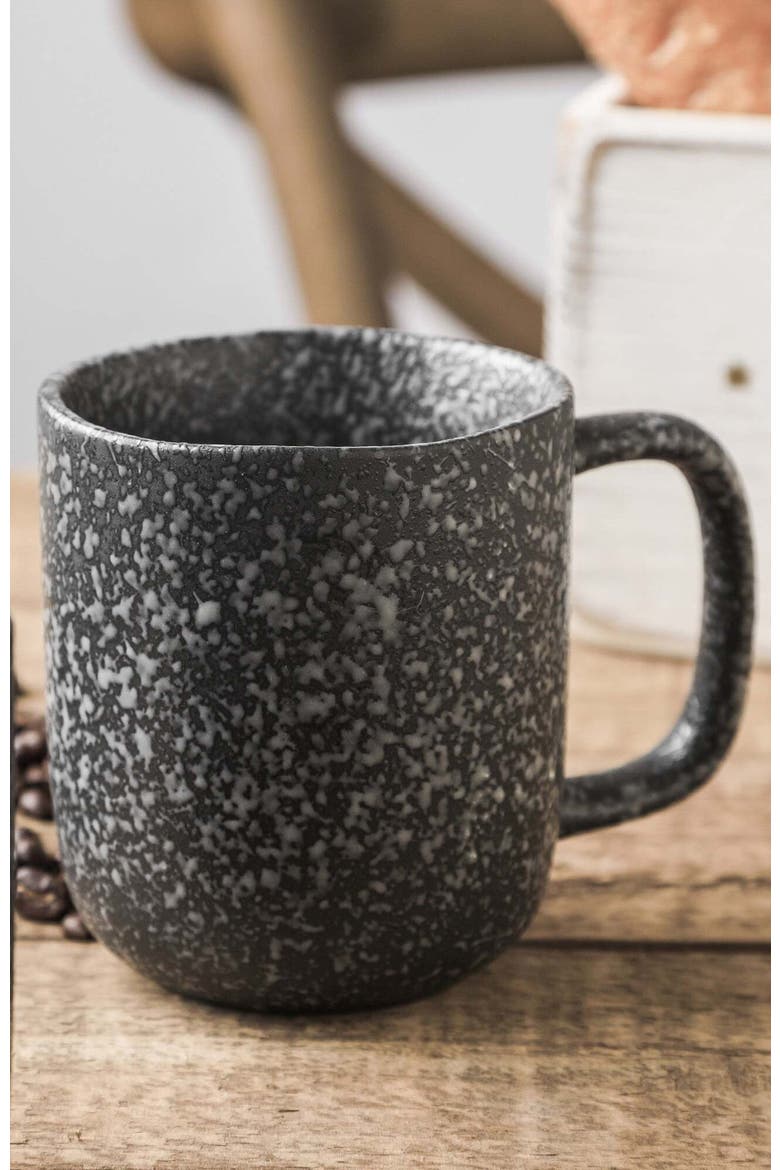 Tom Stoneware 4-Piece Mug Set, Alternate, color, Black and White