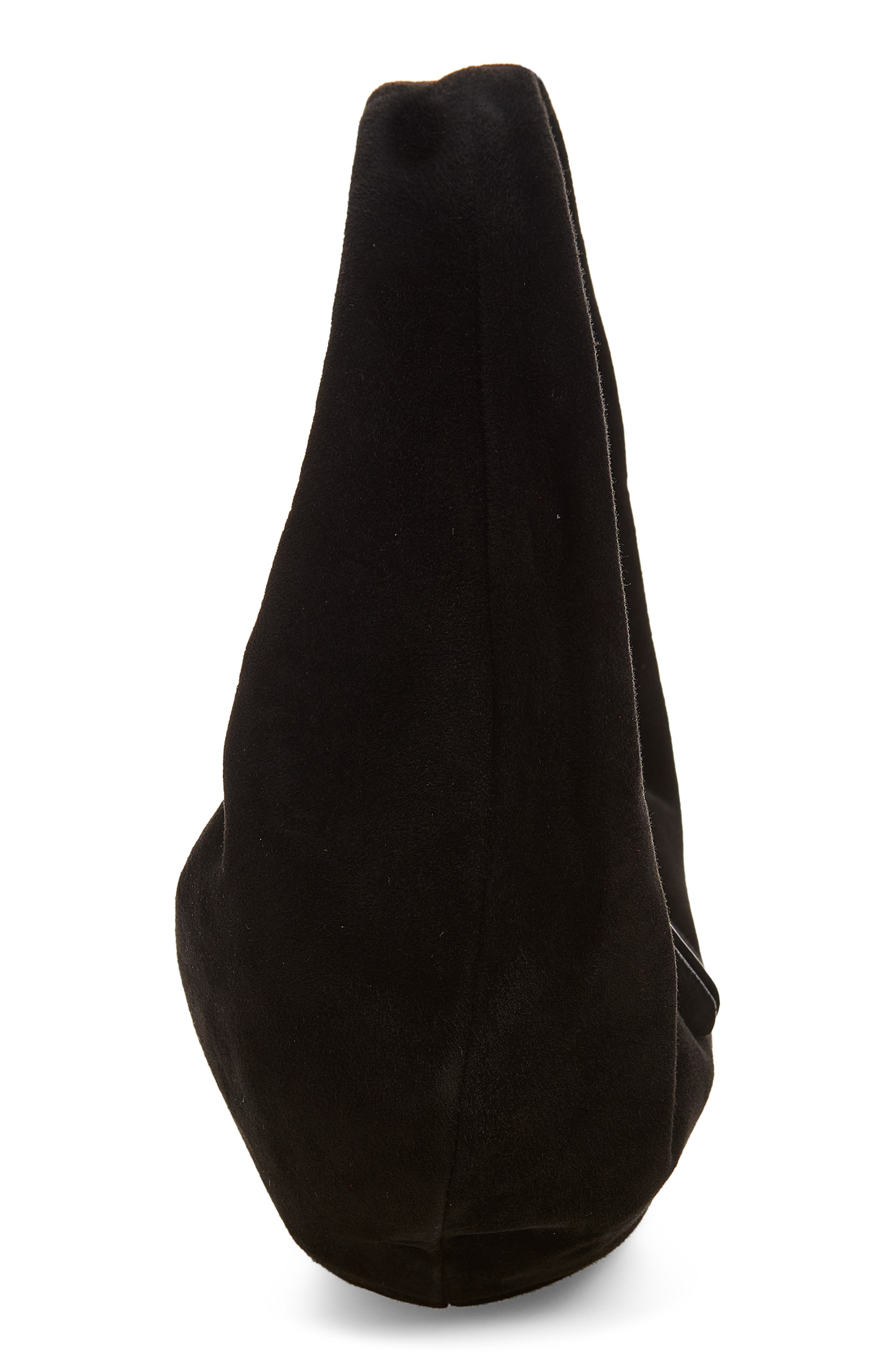 Khaite Mini Olivia Suede Hobo Bag, Alternate, color, Black