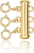 Set & Stones Layered Necklace Clasp Detangler