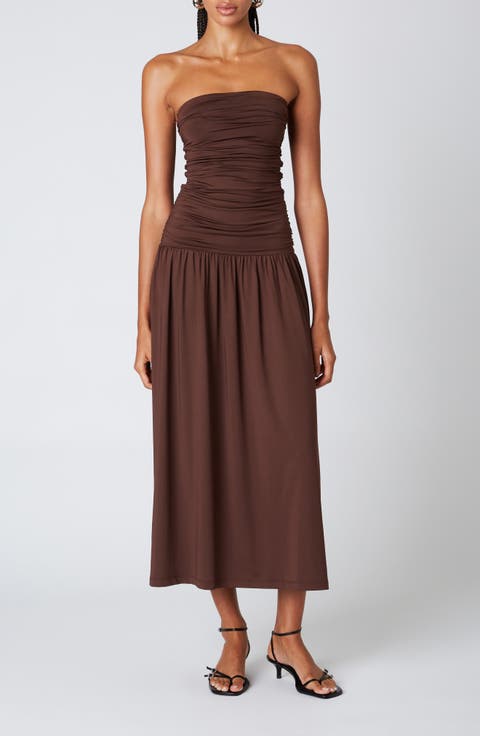 Santal Strapless Dress