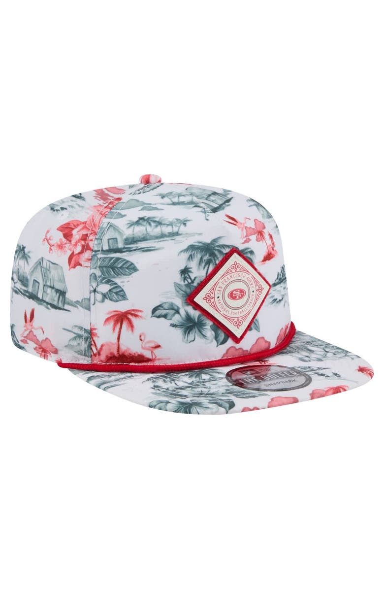 New Era Men's New Era White San Francisco 49ers Adventure Golfer Snapback Hat, Alternate, color, White